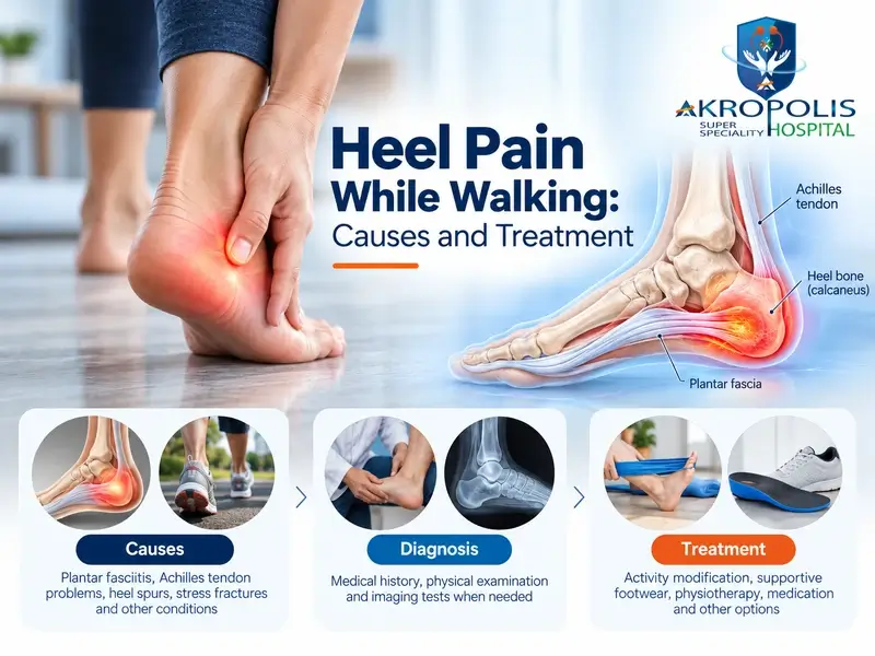 Heel Pain While Walking: Causes and Treatment