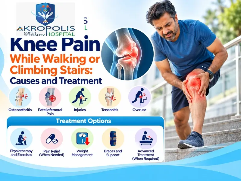 Knee Pain While Walking or Climbing Stairs: Causes and Treatment